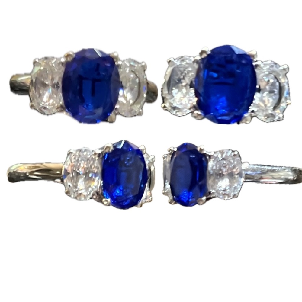 14k WG Blue Spinel Ring - Picture 15 of 15